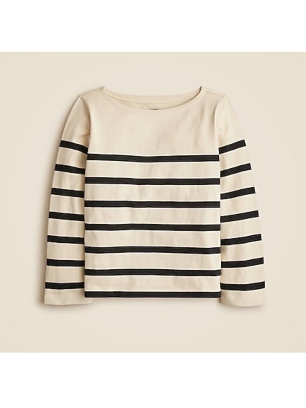J Crew Striped Boatneck Mariniere Top